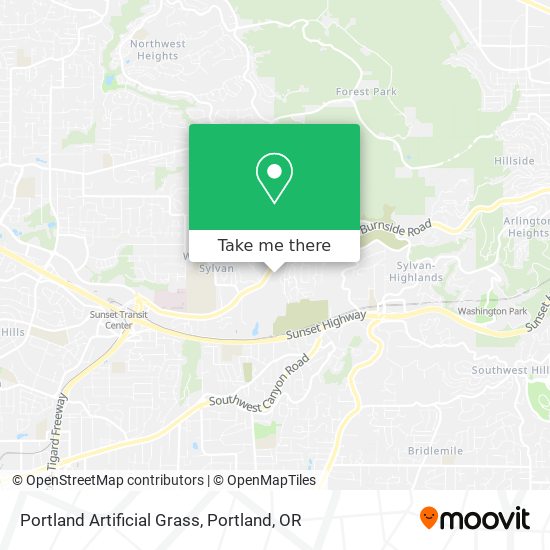 Portland Artificial Grass map