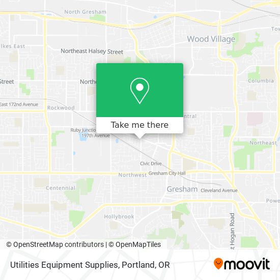 Utilities Equipment Supplies map