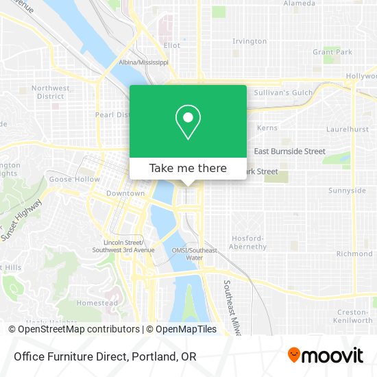 Mapa de Office Furniture Direct