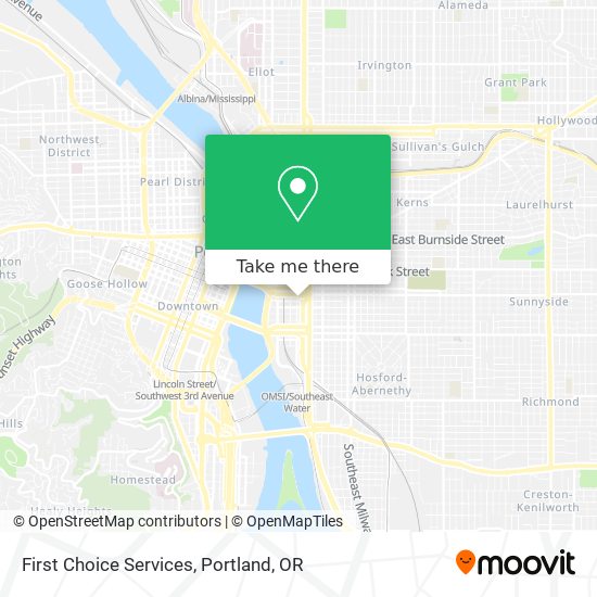 Mapa de First Choice Services