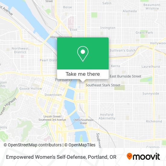 Mapa de Empowered Women's Self-Defense