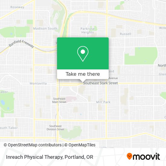 Mapa de Inreach Physical Therapy