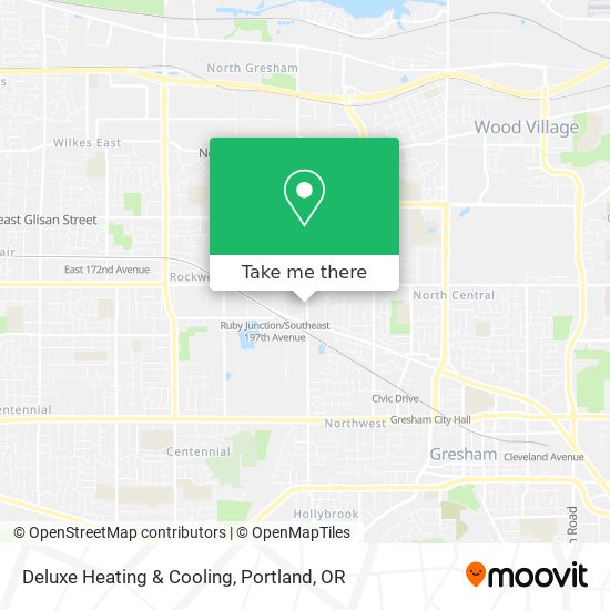 Deluxe Heating & Cooling map