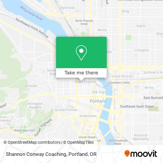 Shannon Conway Coaching map