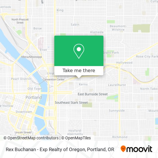 Mapa de Rex Buchanan - Exp Realty of Oregon