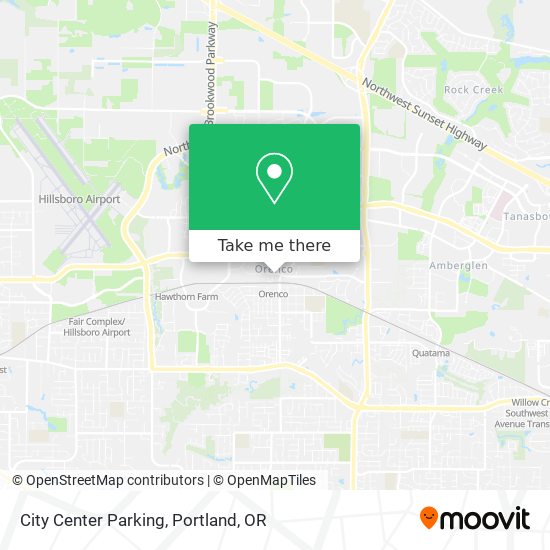 Mapa de City Center Parking