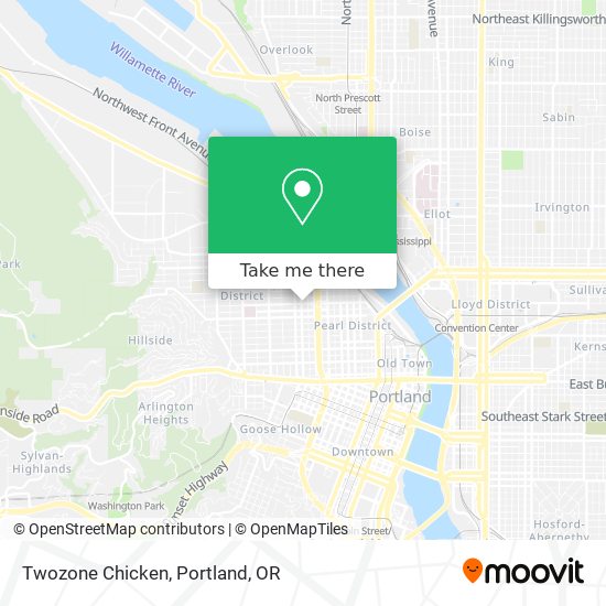 Mapa de Twozone Chicken