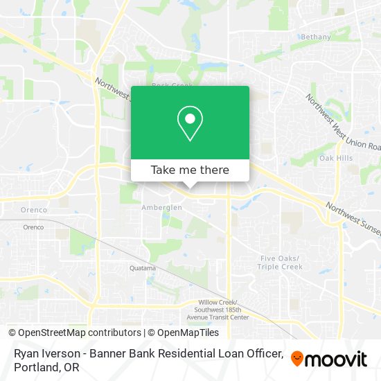 Ryan Iverson - Banner Bank Residential Loan Officer map