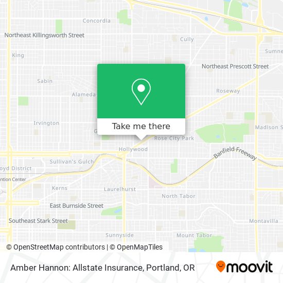 Mapa de Amber Hannon: Allstate Insurance