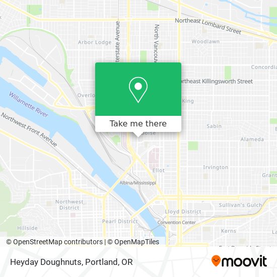 Mapa de Heyday Doughnuts