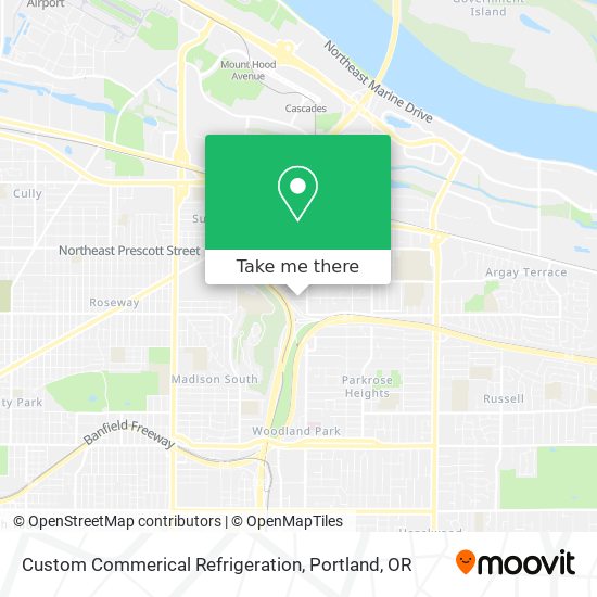 Custom Commerical Refrigeration map