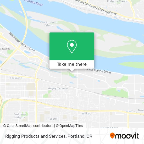 Rigging Products and Services map