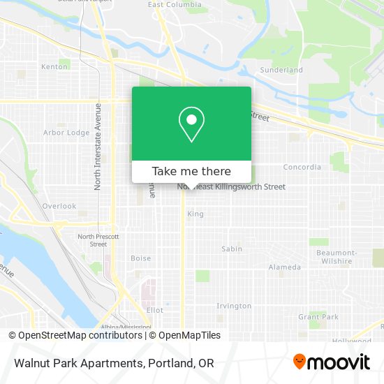 Mapa de Walnut Park Apartments