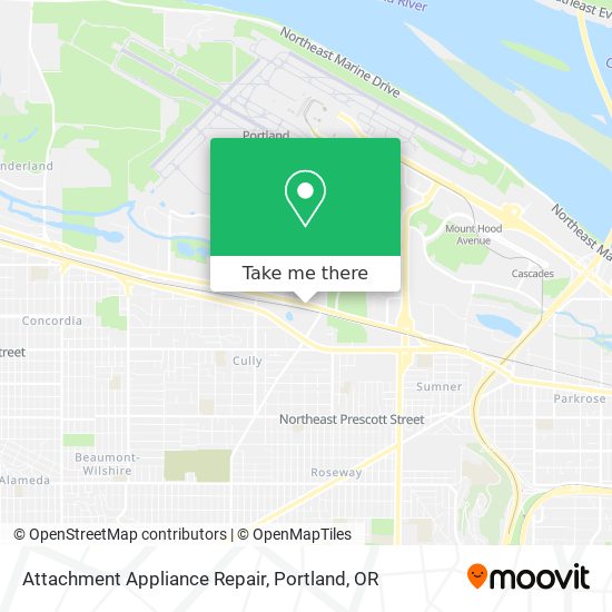 Attachment Appliance Repair map