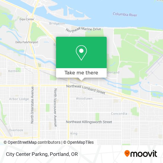 Mapa de City Center Parkng
