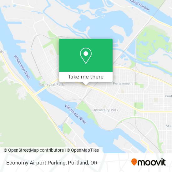 Economy Airport Parking map