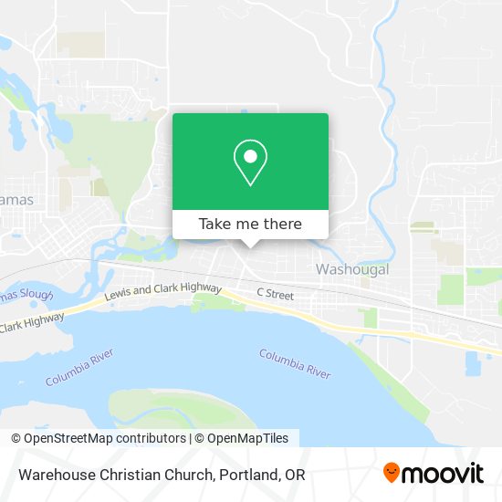 Warehouse Christian Church map