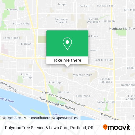 Mapa de Polymax Tree Service & Lawn Care