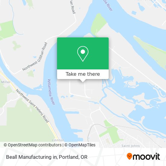 Beall Manufacturing in map