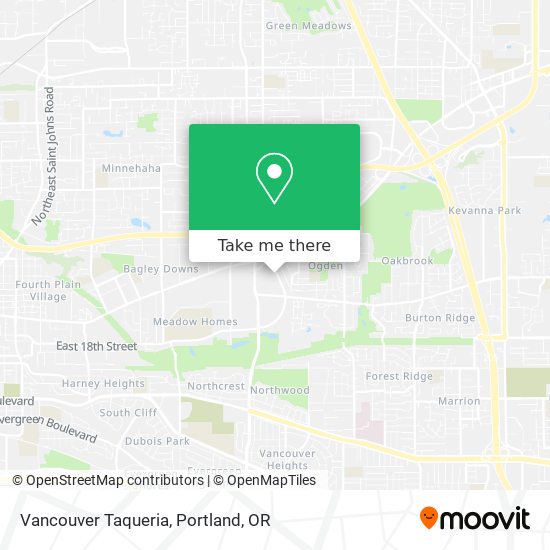 Vancouver Taqueria map