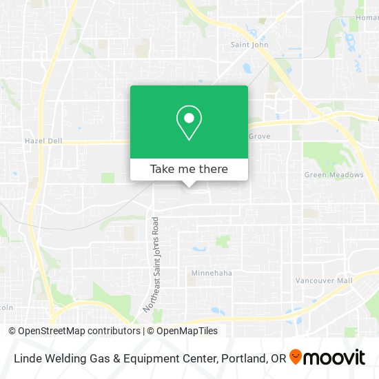 Linde Welding Gas & Equipment Center map