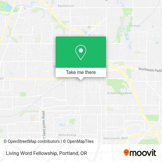 Mapa de Living Word Fellowship