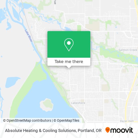 Absolute Heating & Cooling Solutions map