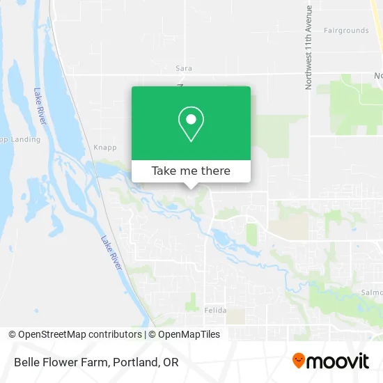 Belle Flower Farm map