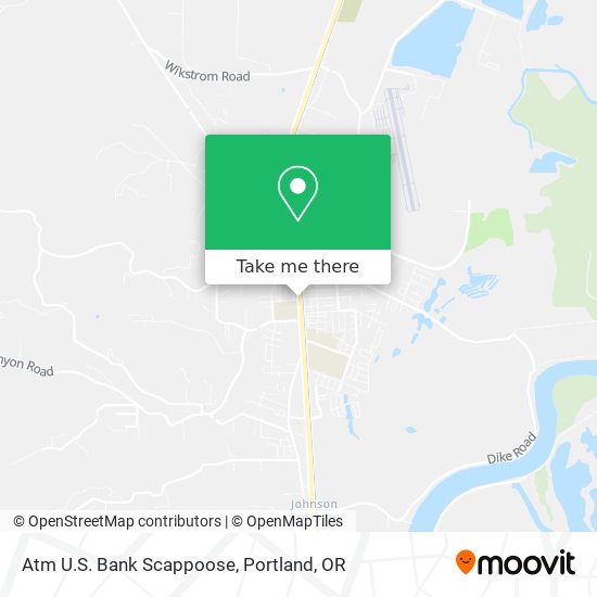 Atm U.S. Bank Scappoose map