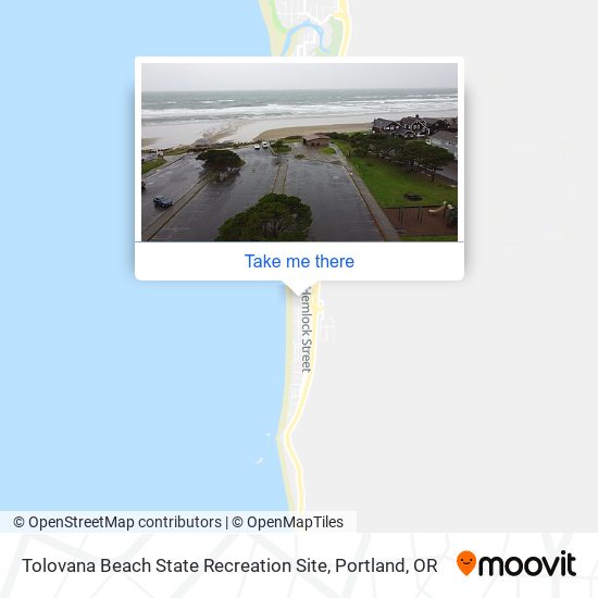 Tolovana Beach State Recreation Site map