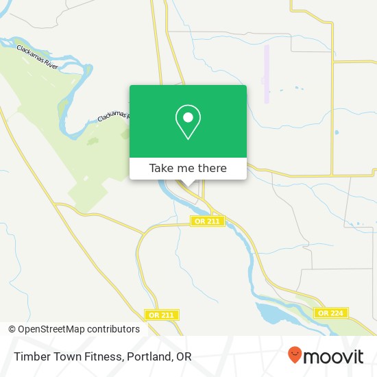 Timber Town Fitness map