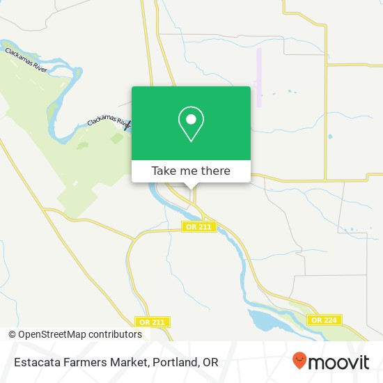 Estacata Farmers Market map