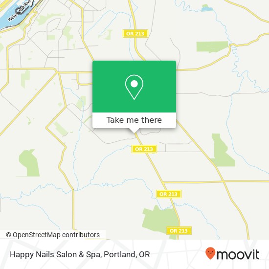 Mapa de Happy Nails Salon & Spa