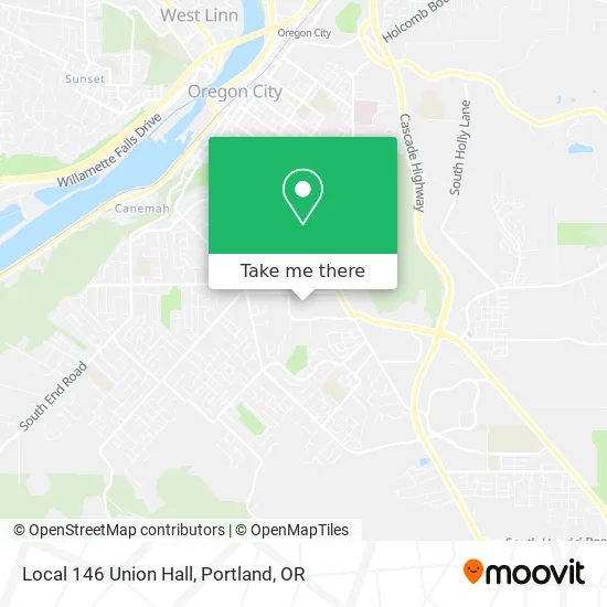 Local 146 Union Hall map