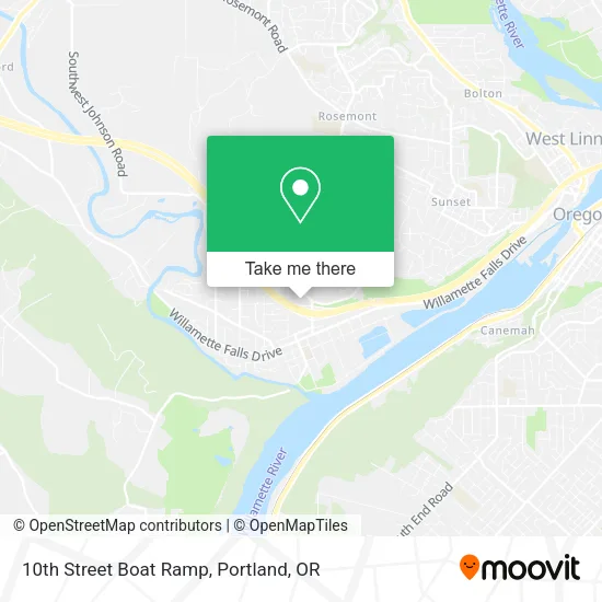 Mapa de 10th Street Boat Ramp
