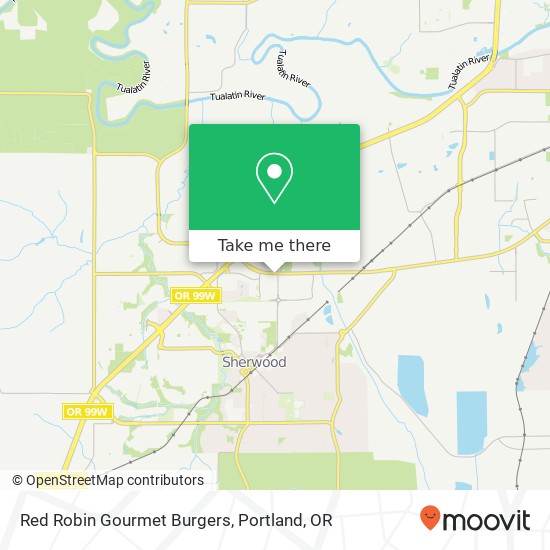 Mapa de Red Robin Gourmet Burgers