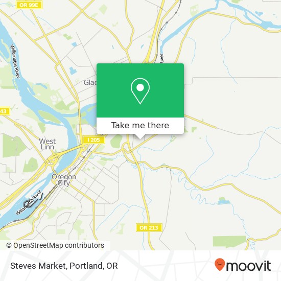 Mapa de Steves Market