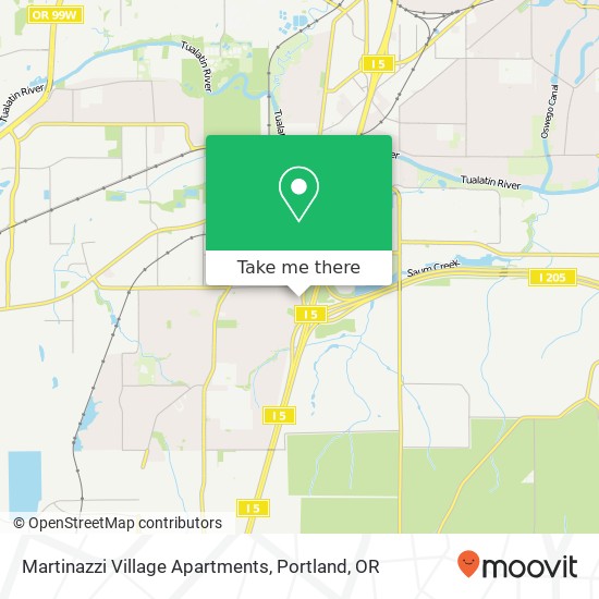 Martinazzi Village Apartments map