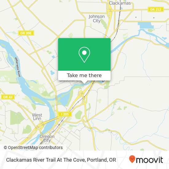 Clackamas River Trail At The Cove map