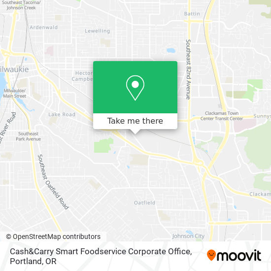 Mapa de Cash&Carry Smart Foodservice Corporate Office