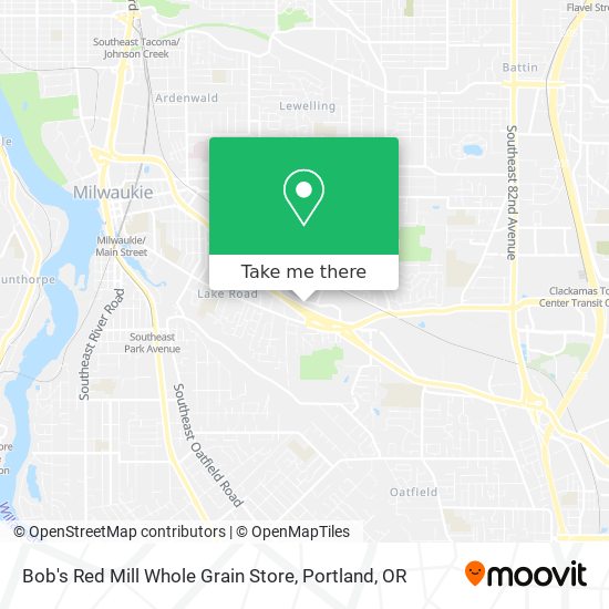 Mapa de Bob's Red Mill Whole Grain Store