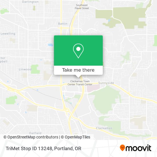 Mapa de TriMet Stop ID 13248