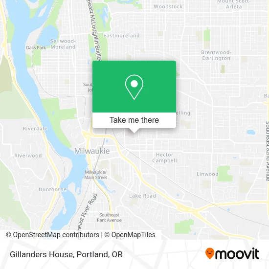 Mapa de Gillanders House