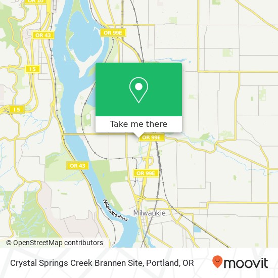 Mapa de Crystal Springs Creek Brannen Site