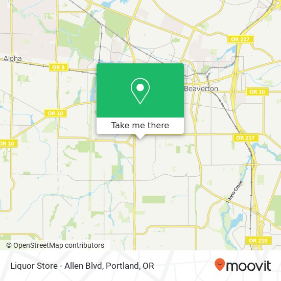 Liquor Store - Allen Blvd map