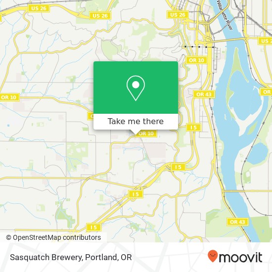 Sasquatch Brewery map