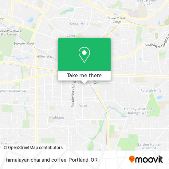 himalayan chai and coffee map