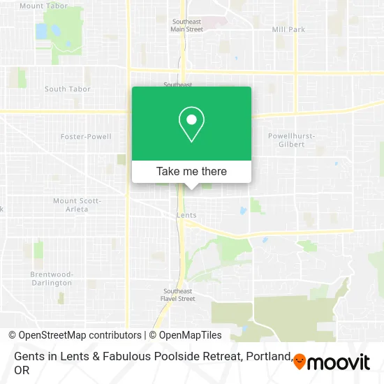 Gents in Lents & Fabulous Poolside Retreat map