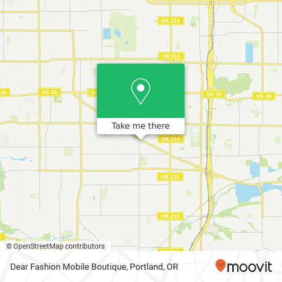 Dear Fashion Mobile Boutique map