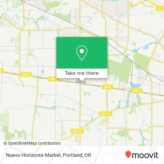 Mapa de Nuevo Horizonte Market